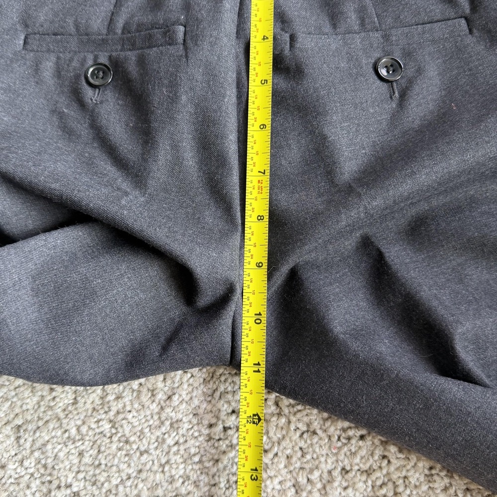 Banana Republic Martin Dress Pants Womens 2P Gray Wool Flare Stretch Workwear - Picture 11 of 16